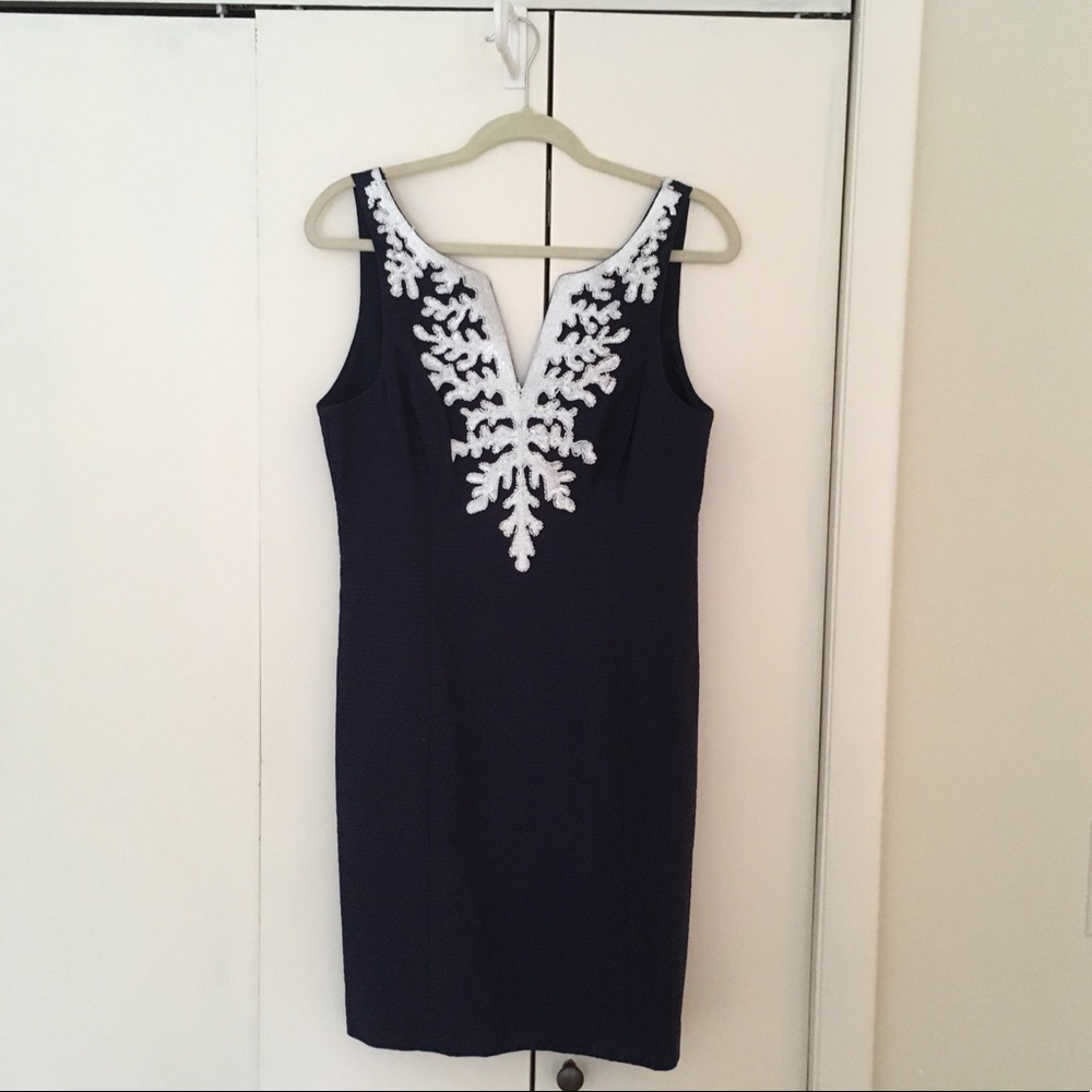 NWT Lilly Pulitzer Gabby Shift in True Navy